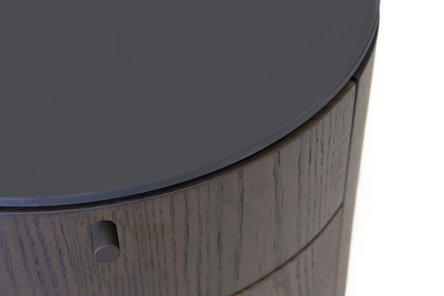 Cilindro Dark Oak Bedside image 2