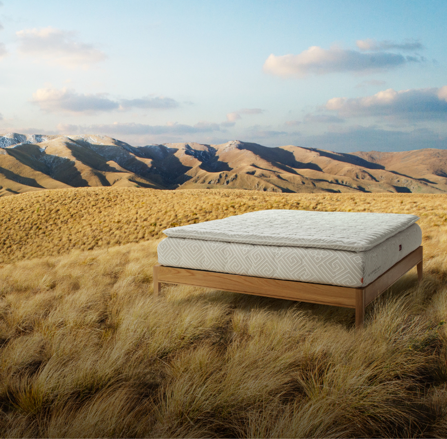 American Oak Mitre Flexi Slat Frame image 3